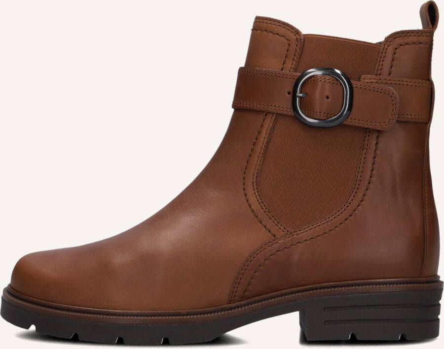 Gabor 653.1 Enkellaarsjes Enkelboots met rits Dames Camel
