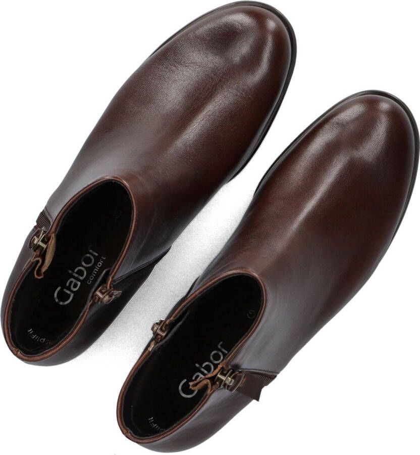 GABOR Enkellaarsjes Dames 653.2 Maat: 36 Materiaal: Leer Kleur: Bruin - Foto 2