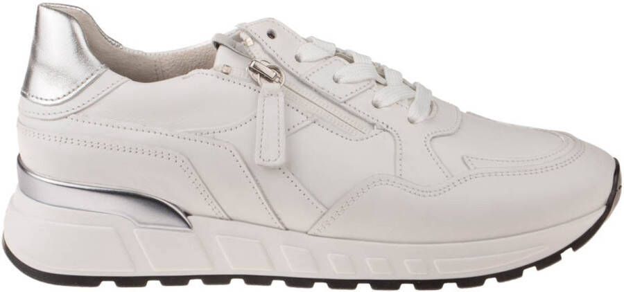 GABOR Lage Sneakers Dames 368 Maat: 38 5 Materiaal: Leer Kleur: Wit