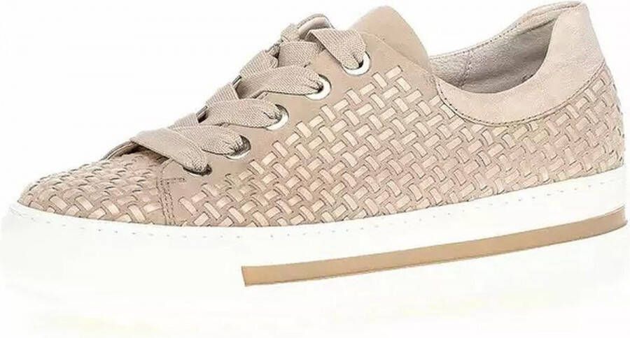 Gabor Beige Sneaker voor Dames Beige Dames