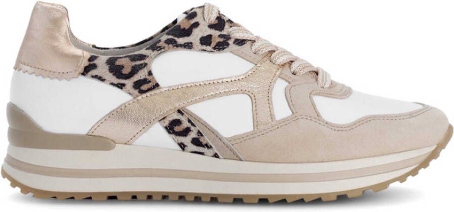 Gabor Plateausneakers Turijn vrijetijdsschoen lage schoen veterschoen comfortabele breedte h (=zeer breed)