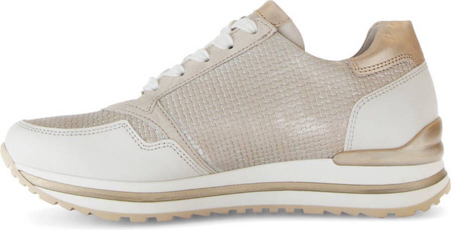 GABOR Lage Sneakers Dames 528 Maat: 40 Materiaal: Leer Kleur: Grijs