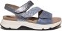 Gabor Dames Sandalen 66.882.16 Rolling Soft Jeansblauw - Thumbnail 8