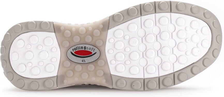 Gabor Rollingsoft Sneakers met sleehak vrijetijdsschoen lage schoen veterschoen met optifit-voetbed