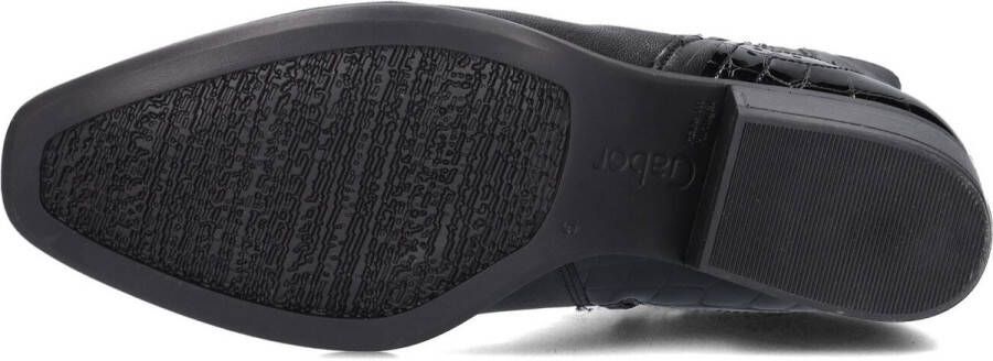 Gabor 674.1 Enkellaarsjes Enkelboots met rits Dames Zwart