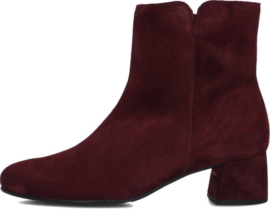 Gabor 680 Enkellaarsjes Enkelboots met rits Dames Rood