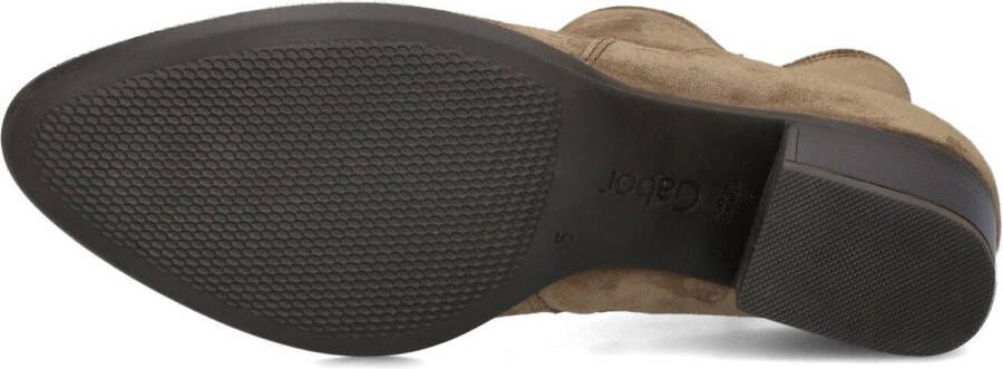 Gabor 680.3 Enkellaarsjes Enkelboots met rits Dames Bruin
