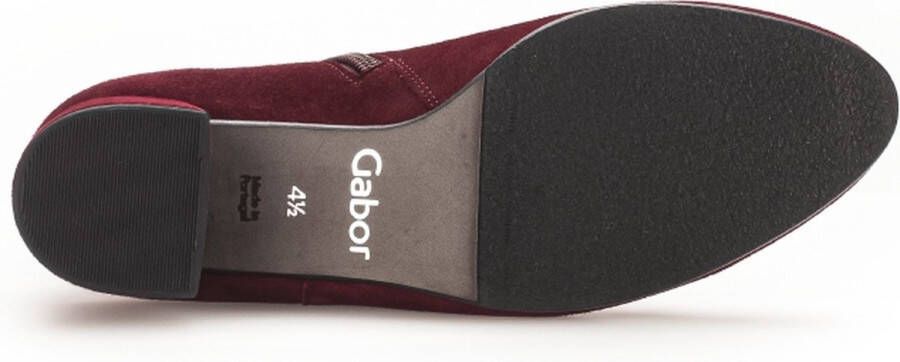 Gabor Enkellaarsjes Laarzen Suède 35.680 Bordeaux - Foto 2