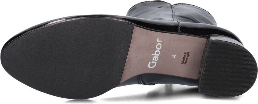 Gabor 680.3 Enkellaarsjes Enkelboots met rits Dames Zwart