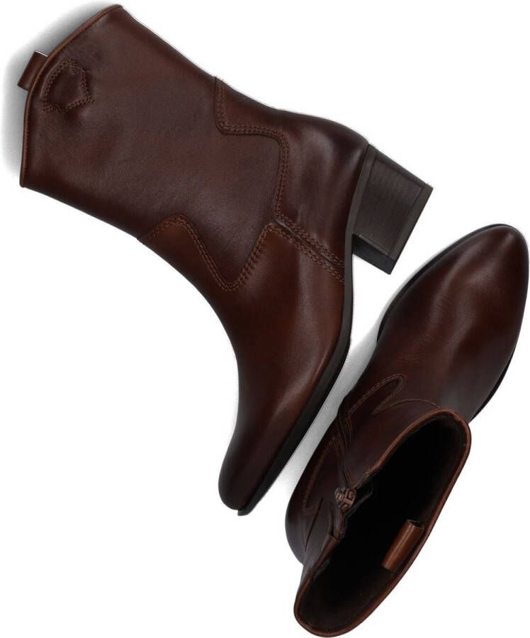 Gabor 681.2 Enkellaarsjes Enkelboots met rits Dames Cognac