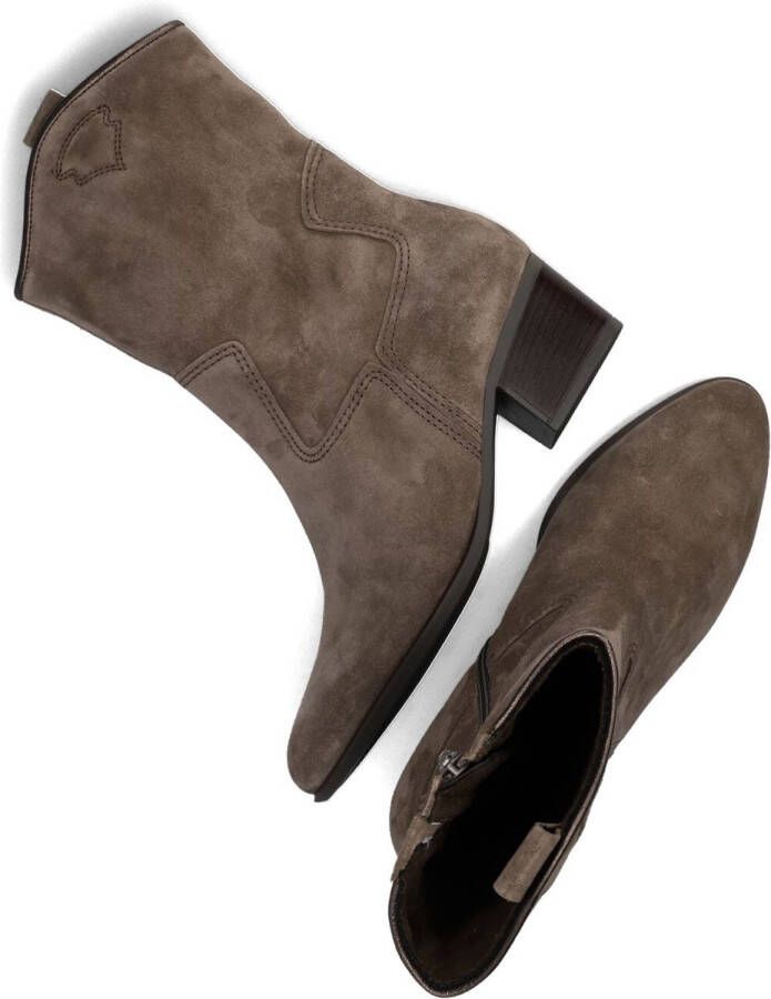 Gabor 681.2 Enkellaarsjes Enkelboots met rits Dames Taupe