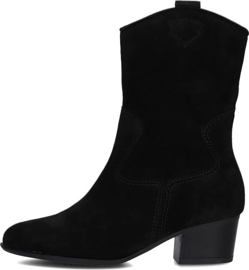 Gabor 681.2 Enkellaarsjes Enkelboots met rits Dames Zwart