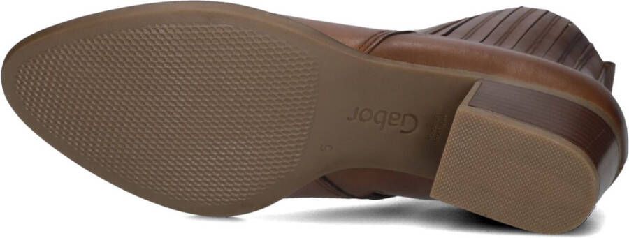 Gabor 682 Enkellaarsjes Enkelboots met rits Dames Camel