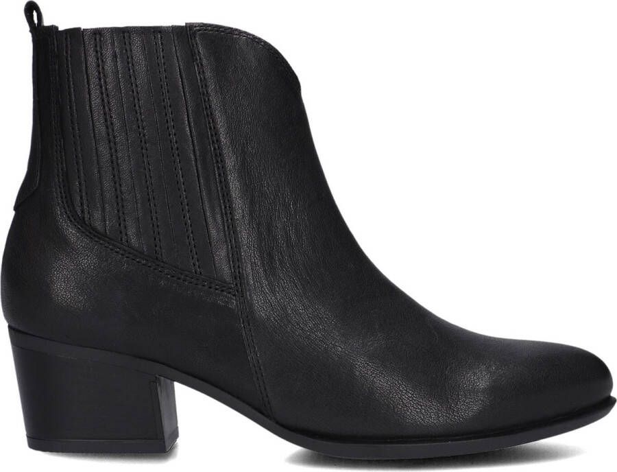 Gabor 682 Enkellaarsjes Enkelboots met rits Dames Zwart