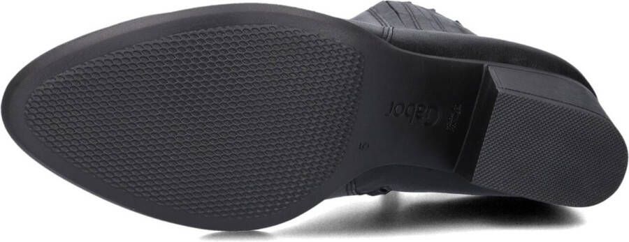 Gabor 682 Enkellaarsjes Enkelboots met rits Dames Zwart