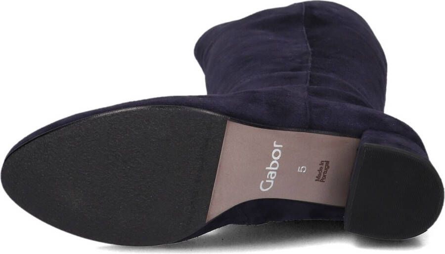 Gabor 689 Laarzen Suède Dames Blauw