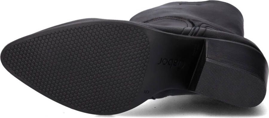 GABOR Cowboylaarzen Dames 692 Maat: 40 Materiaal: Leer Kleur: Zwart - Foto 2