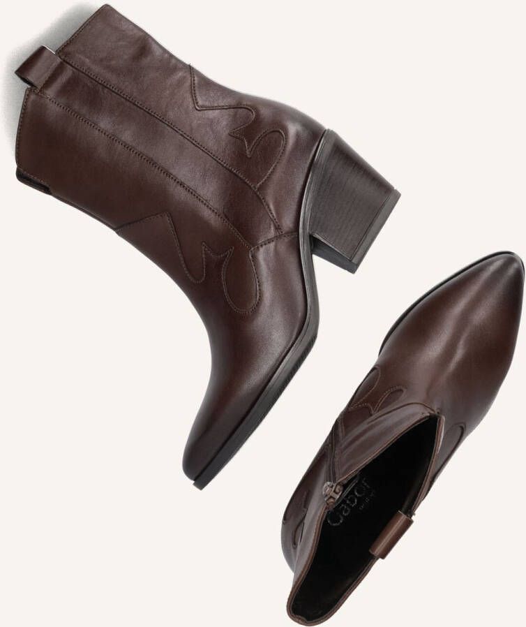 GABOR Cowboylaarzen Dames 694 Maat: 38 Materiaal: Leer Kleur: Cognac - Foto 2