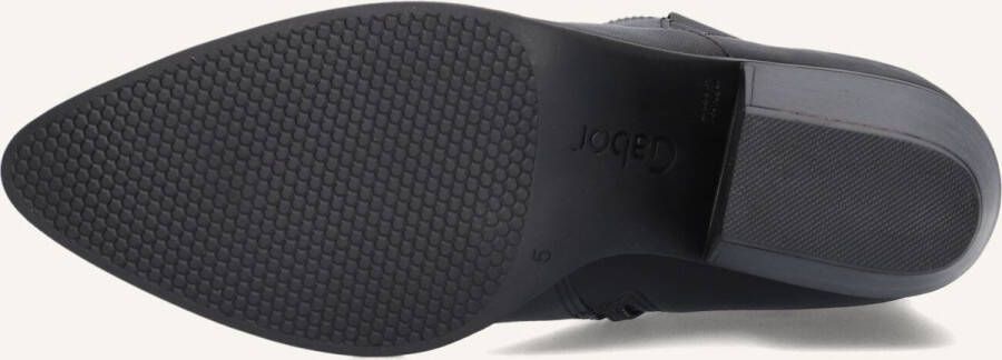 GABOR Cowboylaarzen Dames 694 Maat: 38 5 Materiaal: Leer Kleur: Zwart - Foto 2