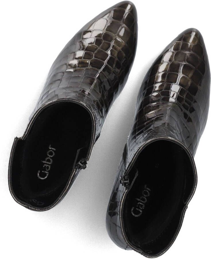 Gabor 701 Enkellaarsjes Enkelboots met rits Dames Zwart