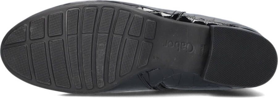 Gabor 712 Enkellaarsjes Enkelboots met rits Dames Zwart