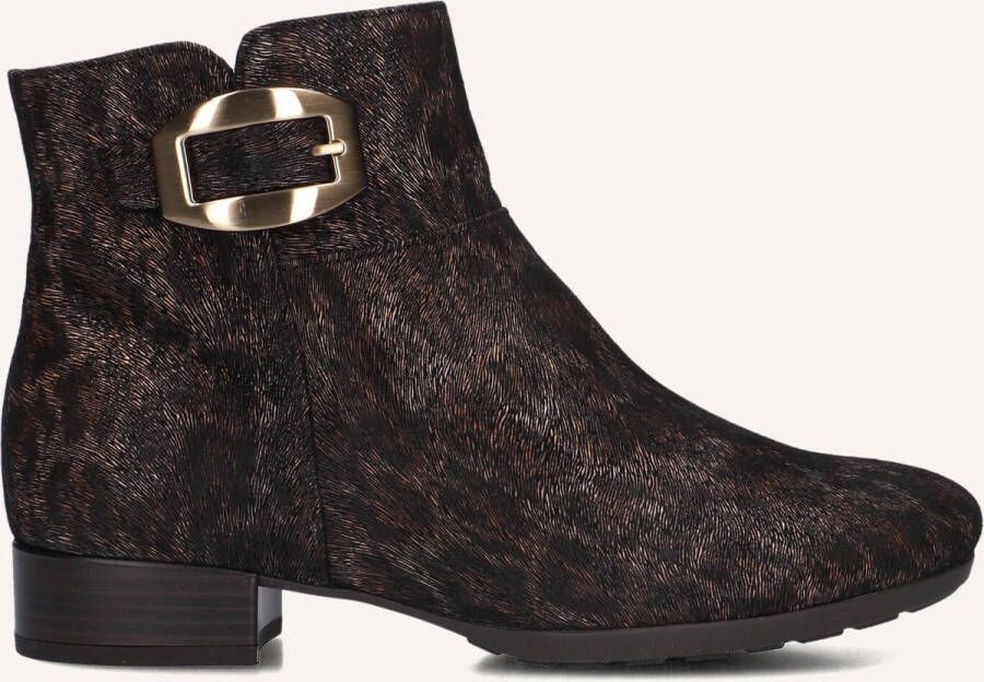 Gabor 714.1 Enkellaarsjes Enkelboots met rits Dames Bruin - Foto 2