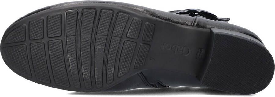 Gabor 714.1 Enkellaarsjes Enkelboots met rits Dames Zwart