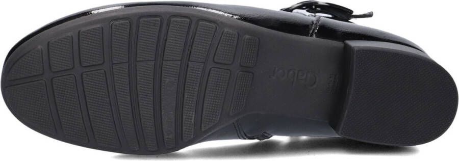 Gabor 714.1 Enkellaarsjes Enkelboots met rits Dames Zwart