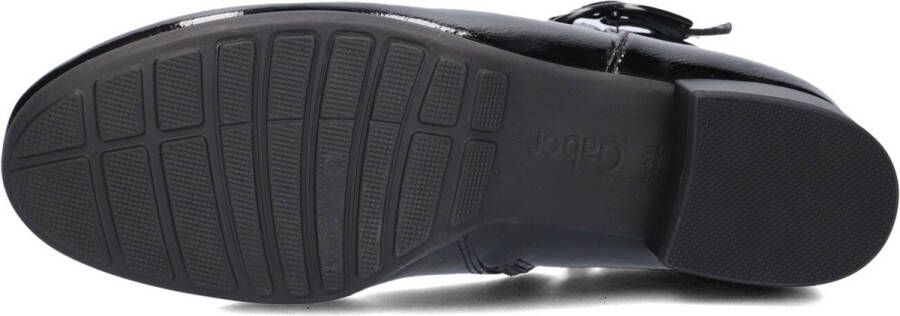 Gabor 714.1 Enkellaarsjes Enkelboots met rits Dames Zwart