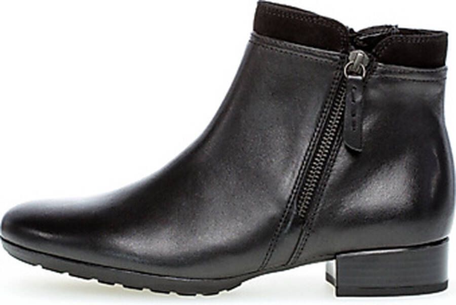 Gabor Enkellaarsjes Dames Laarzen Damesschoenen Suède 32.711 Zwart - Foto 6