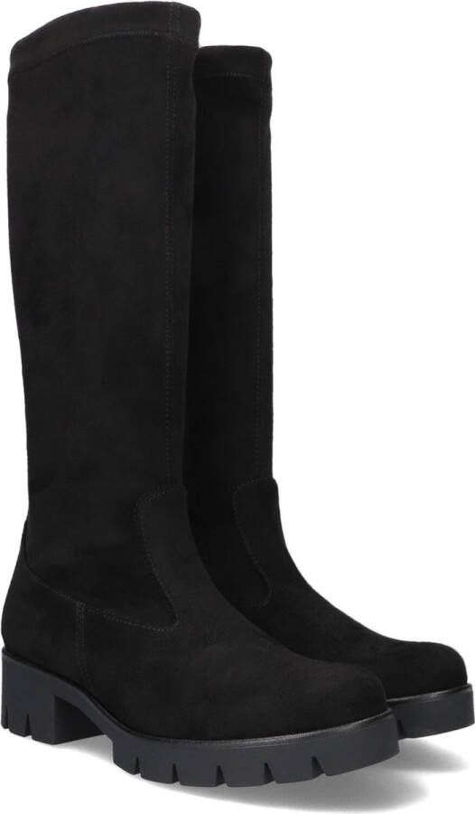 GABOR Hoge Laarzen Dames 719 Maat: 40 Materiaal: Suèdelook Kleur: Zwart - Foto 5