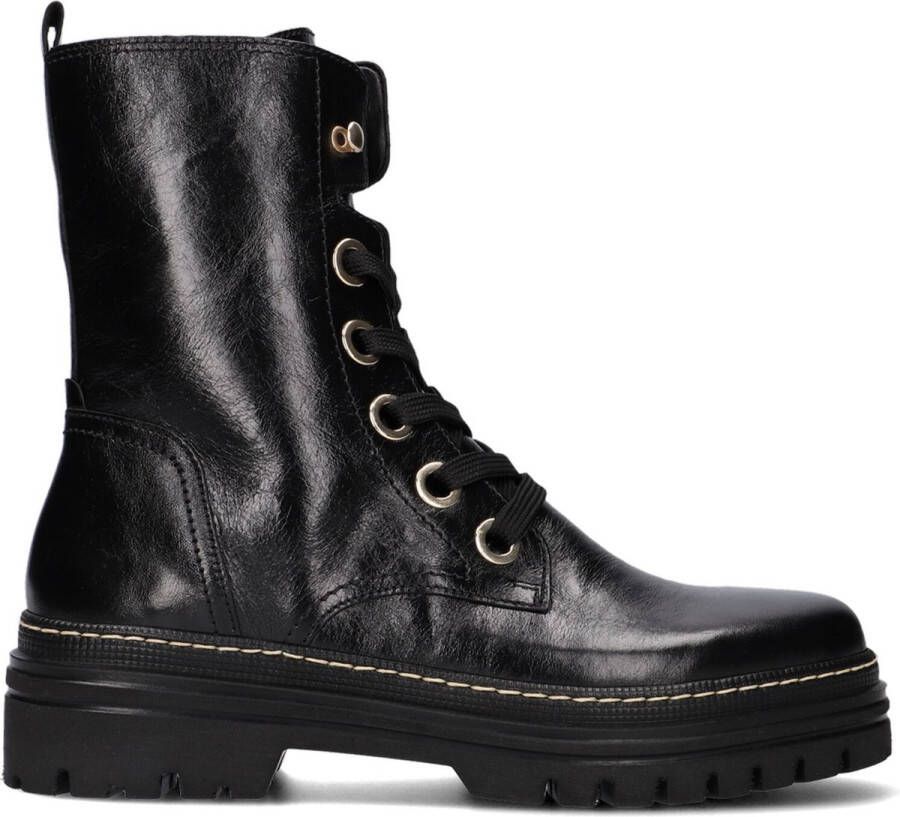 GABOR Veterboots Dames 765.1 Maat: 43 Materiaal: Leer Kleur: Zwart - Foto 4