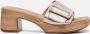 GABOR Slippers Dames 722 1 Maat: 42 Materiaal: Leer Kleur: Goud - Thumbnail 2
