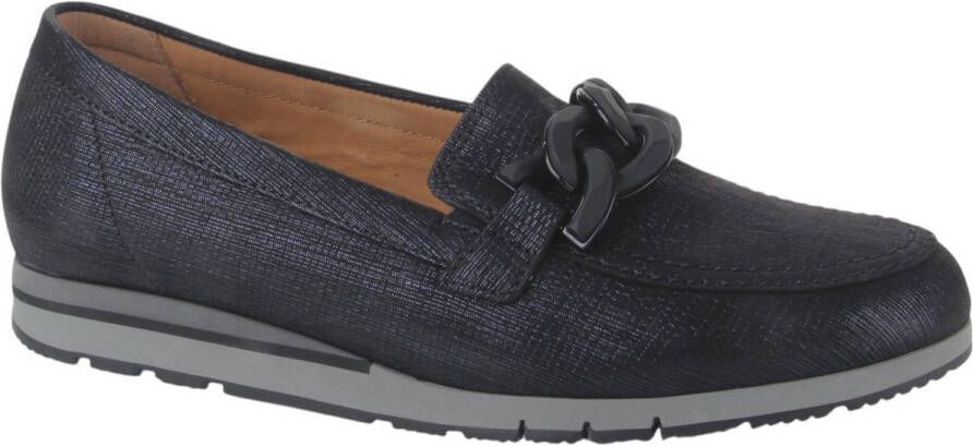 Gabor 72.415.86 dames instappers gekleed (7) blauw