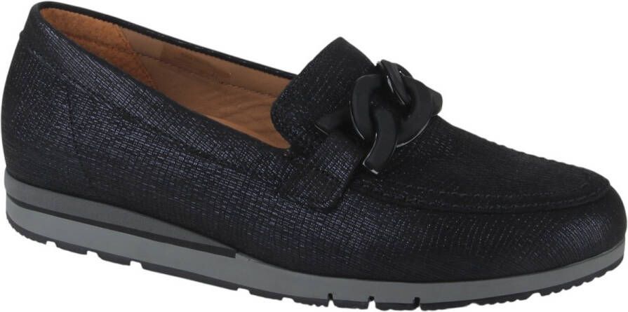 Gabor 72.415.86 dames instappers gekleed (8) blauw