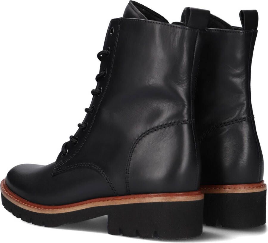 Gabor 736 01 Veterboots Laarzen Met Veters Dames Zwart