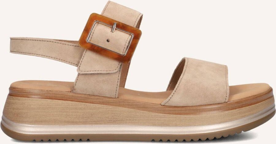 GABOR Dames 744.4 Maat: 37 Materiaal: Suède Kleur: Camel - Foto 2