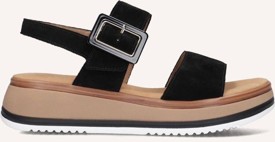 GABOR Dames 744.4 Maat: 42 Materiaal: Suède Kleur: Zwart - Foto 2