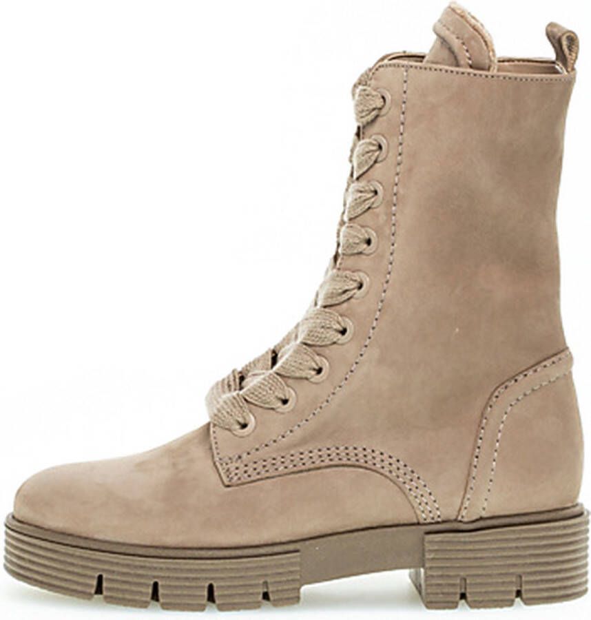Bruin Tinten 745.4 Veterboots Laarzen Met Veters Dames Taupe - Foto 3