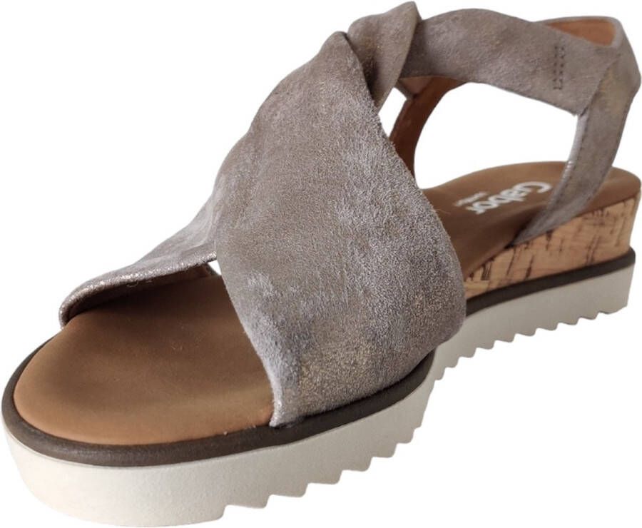 Gabor 751.1 Sandalen Dames Taupe
