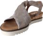 Gabor Leren Dames Sandaal met Lichtgewicht Zool Beige Dames - Thumbnail 8