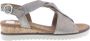Gabor Leren Dames Sandaal met Lichtgewicht Zool Beige Dames - Thumbnail 2