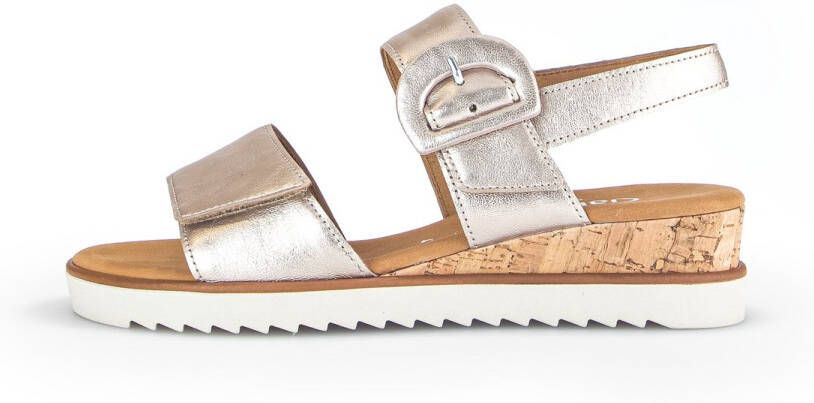 Gabor 752 Sandalen Met Sleehak Dames Roze