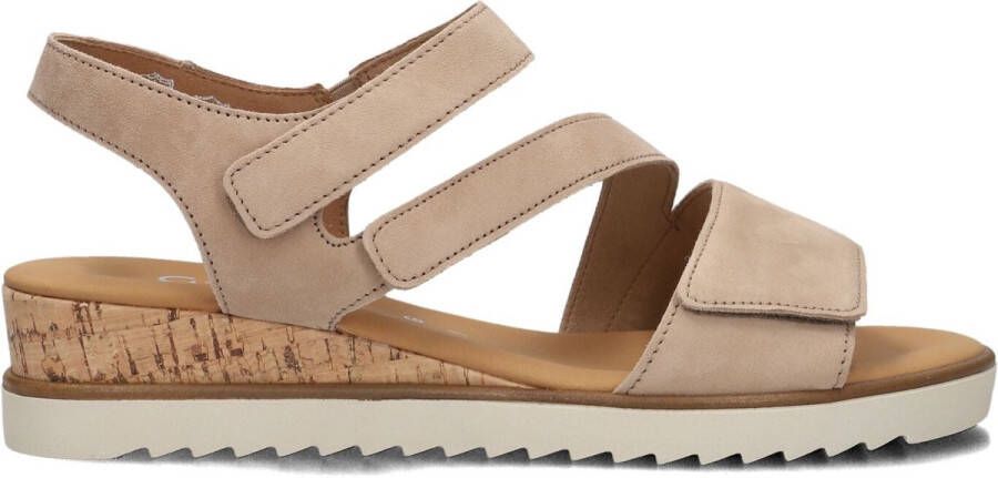 Gabor 754.1 Sandalen Met Sleehak Dames Beige