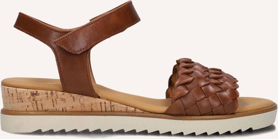 Gabor 759.2 Sandalen Met Sleehak Dames Cognac