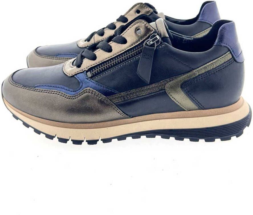 Gabor 76.378.57 sneaker zwart combi 38.5