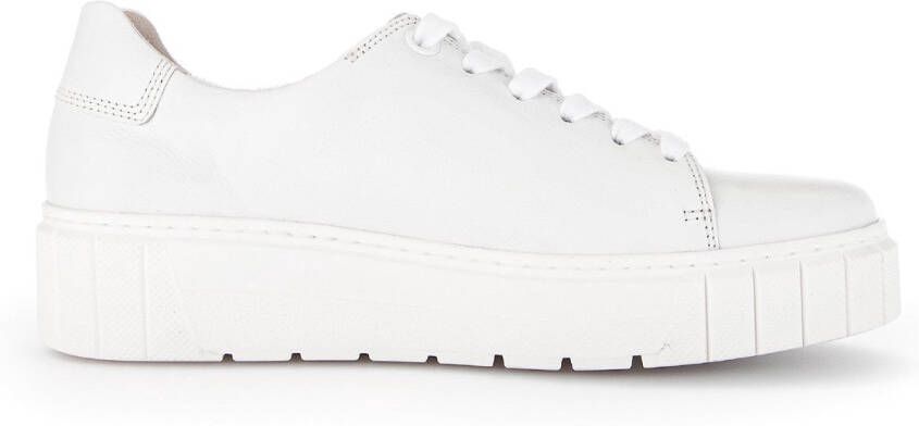 Gabor Witte vetersneaker voor vrouwen