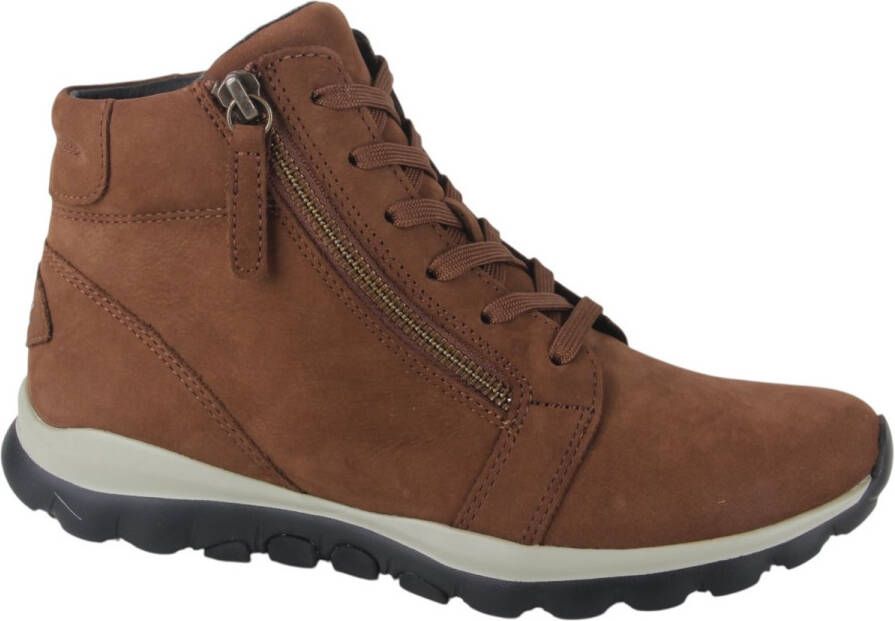 Gabor 76.868.41 dames veterboots sportief (4 5) bruin
