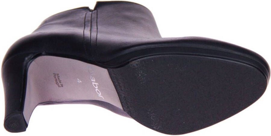 Gabor 770 Enkellaarsjes Enkelboots met rits Dames Zwart