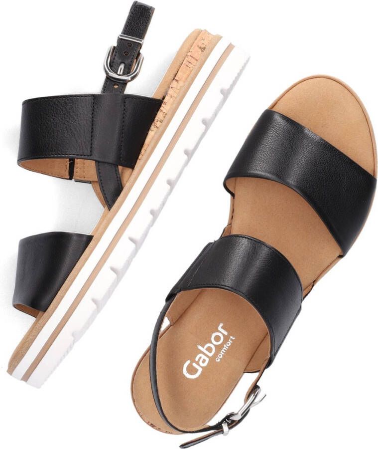 Gabor 774.1 Sandalen Dames Zwart